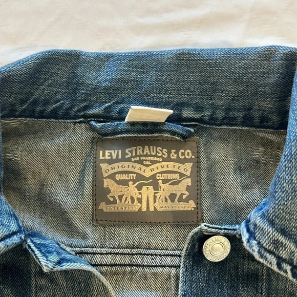 Levi’s Jean denim jacket ORIGINAL TRUCKER JACKET XS excellent used condition - Picture 2 of 4